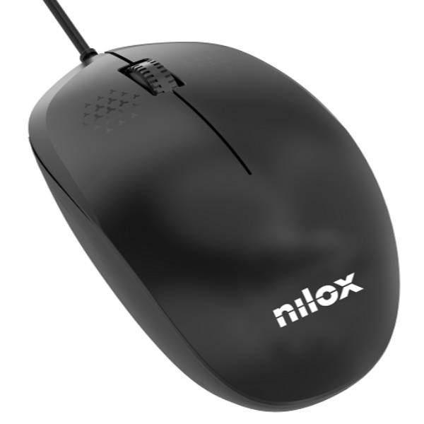 Nilox USB optički miš 1200 DPI sa 3 tastera