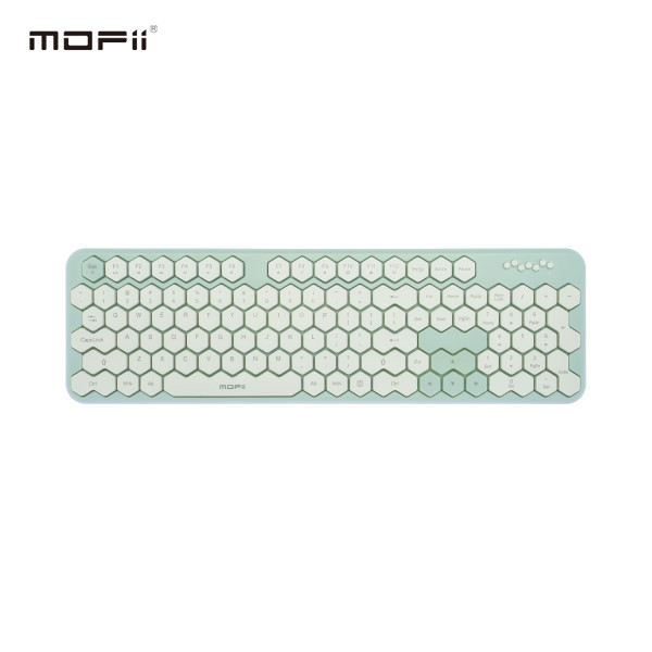 MOFII WL HONEY COMB set tastatura i miš u ZELENO/BELOJ boji